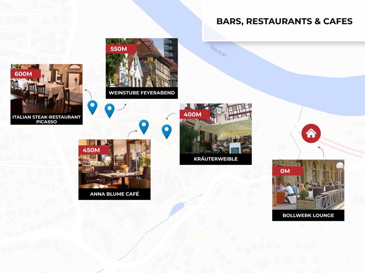 Wohnung In Top-Lage - Direkt Am Bahnhof バートヴィンプフェン エクステリア 写真